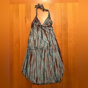 Lucky Brand Tie Dye Halter Dress